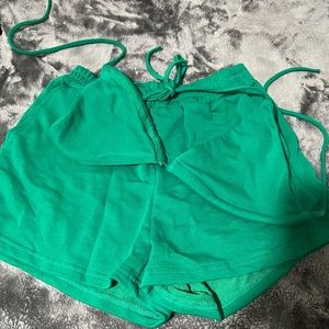 green two piece